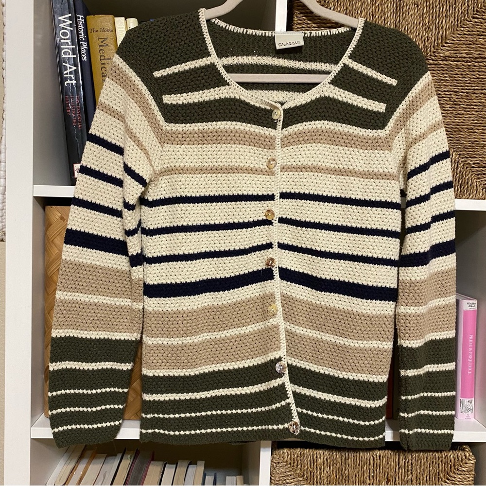 Vintage Classic Elements knitted cardigan